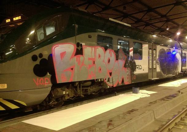 Il Coradia Trenord Vandalizzato Dai Graffiti VareseNews Foto