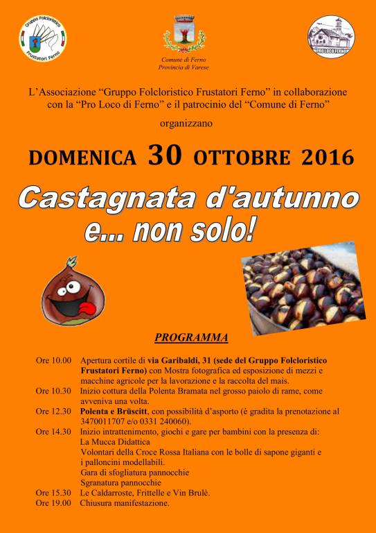 Castagnata d\'autunno e... non solo!