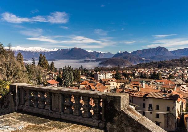 Sole E Nebbia Sul Ceresio VareseNews