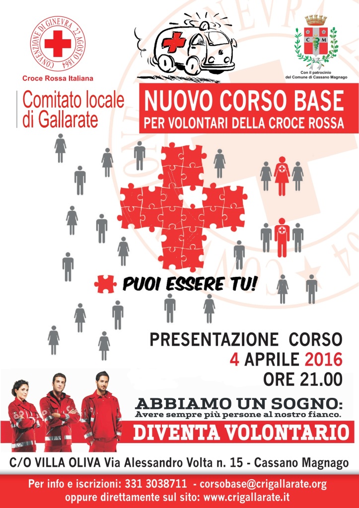 Il corso base della Croce Rossa