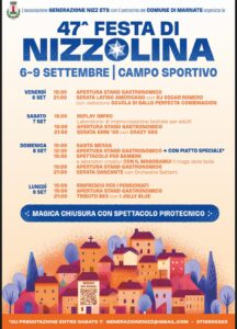 Il programma della 47^ Festa di Nizzolina 2024