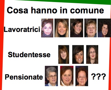 Candidate donne Pd