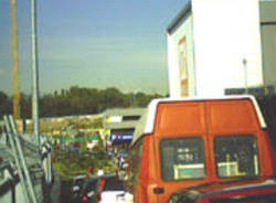 traffico strada coda fila ingorgo