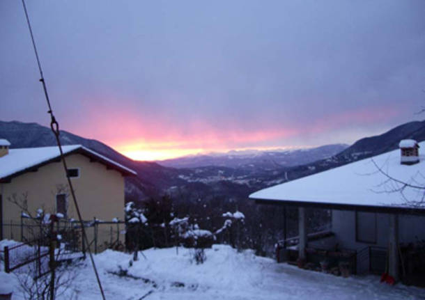 Tramonto a Bedero Valcuvia