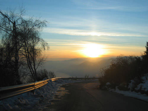 Tramonto dalla Forcora