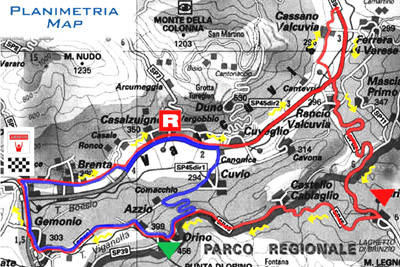 percorso trofeo binda 2008