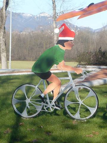 ciclisti padani babbo natale