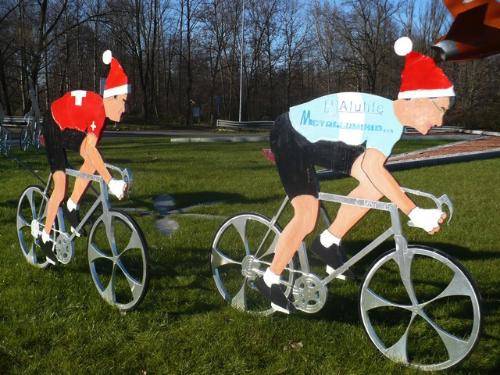 ciclisti padani babbo natale