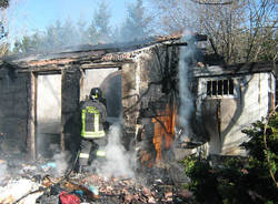 cassano magnago incendio chalet