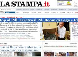 giornali elezioni 2009