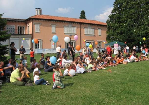 notte bianca varese 2009 bambini villa mirabello