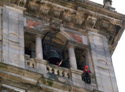 campanile san vittore vigili del fuoco intervento