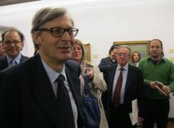 vittorio sgarbi galleria ghiggini maggio 2010 mostra landoni