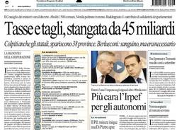 rassegna stampa manovra