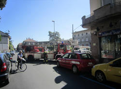 operaio gru protesta corso xx settembre busto arsizio 2011