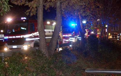 incendio ospedale busto arsizio novembre 2011