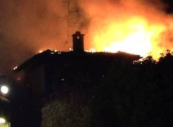 incendio galliate fuoco apertura