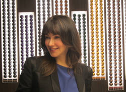 Anita Caprioli alla Nespresso (inserita in galleria)