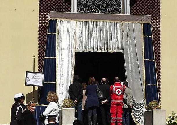 I funerali dell’agente Luca Crespi