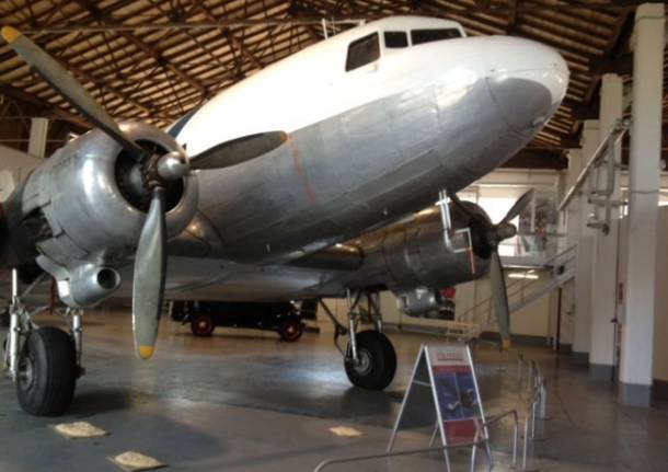 Il Dc3 riposa a Volandia (inserita in galleria)