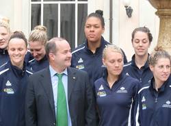 La nazionale australiana di basket femminile a Villa Recalcati (inserita in galleria)