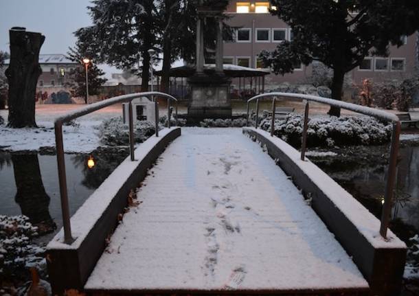 Busto sotto la neve (inserita in galleria)