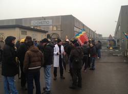 Manifestazione lavoratori Chemo (inserita in galleria)