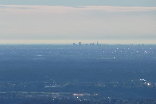 Skyline di Milano dal Sacro Monte di Varese