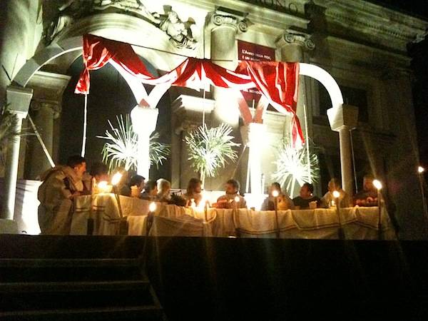 L'ultima cena in Piazza San Vittore (inserita in galleria)