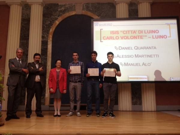 Gli studenti premiati da Univa (inserita in galleria)