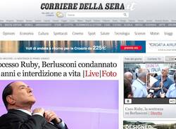 I giornali sulla condanna di Berlusconi (inserita in galleria)