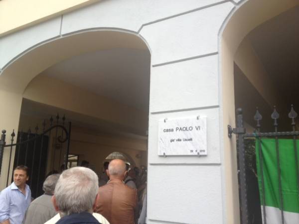 Inaugurata la Casa Paolo VI (inserita in galleria)