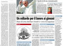 Le prime pagine di oggi (inserita in galleria)