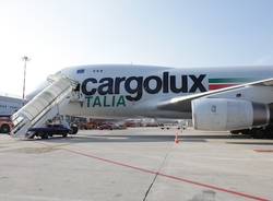 Ecco "Monte Rosa", il nuovo Boeing di Cargolux a Malpensa (inserita in galleria)