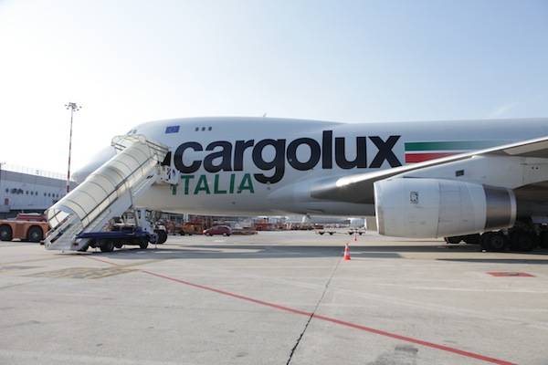 Ecco "Monte Rosa", il nuovo Boeing di Cargolux a Malpensa (inserita in galleria)