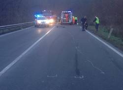 Grevissimo incidente sulla provincia, all'altezza di Lozza  (inserita in galleria)