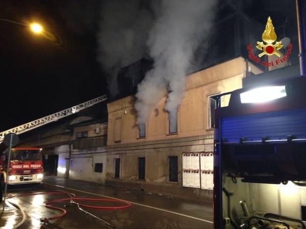 L'incendio all'ippodromo (inserita in galleria)