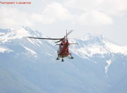 Cade piccolo aereo, salvato il pilota (inserita in galleria)