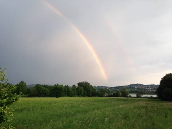 L'arcobaleno di mercoledì sera (inserita in galleria)