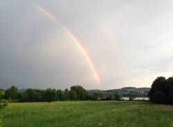 L'arcobaleno di mercoledì sera (inserita in galleria)