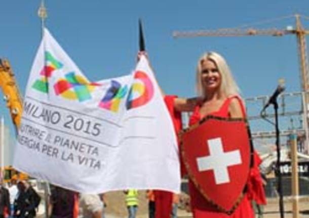 prima pietra padiglione svizzero expo2015