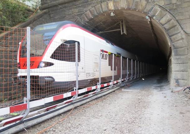 Nel cantiere della ferrovia Alptransit (inserita in galleria)