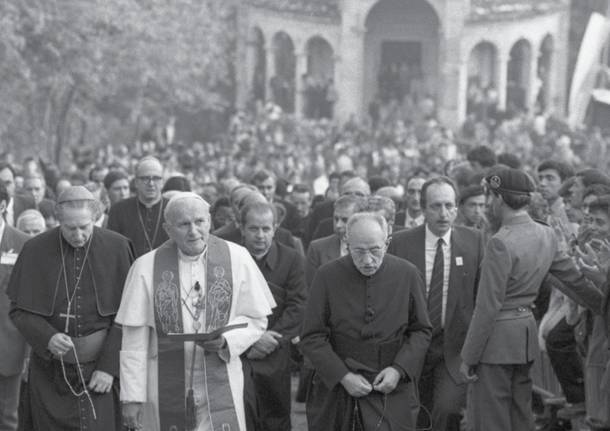 papa woytila giovanni paolo II sacro monte varese