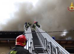 Vigili del Fuoco al lavoro (inserita in galleria)