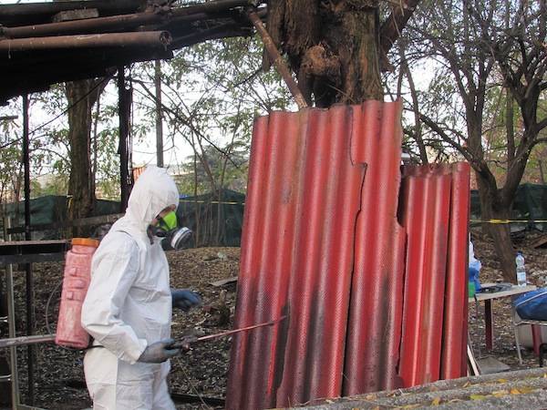 Smantellamento discarica abusiva a Gallarate (inserita in galleria)