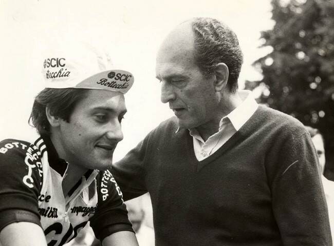 1978   Saronni col CT della Nazionale Alfredo Martini  Foto Pisoni 