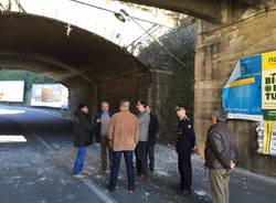 crollo ponte via gasparotto chiusa al traffico