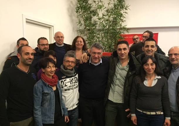 Maurizio Landini Fiom Cgil a Malpensafiere