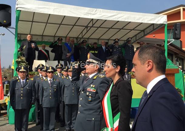 Cerimonia al valico per il Maresciallo Cortile