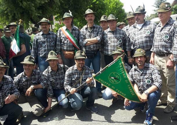 Adunata alpini a L’Aquila, i gruppi del Varesotto